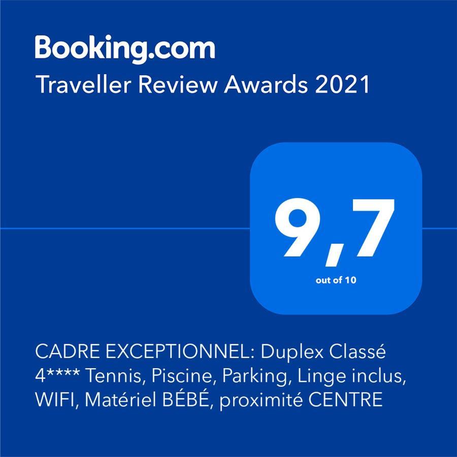 Cadre Exceptionnel: Duplex Classe 4**** Tennis, Piscine, Parking, Linge Inclus, Wifi, Materiel Bebe, Proximite Centre Довиль Экстерьер фото
